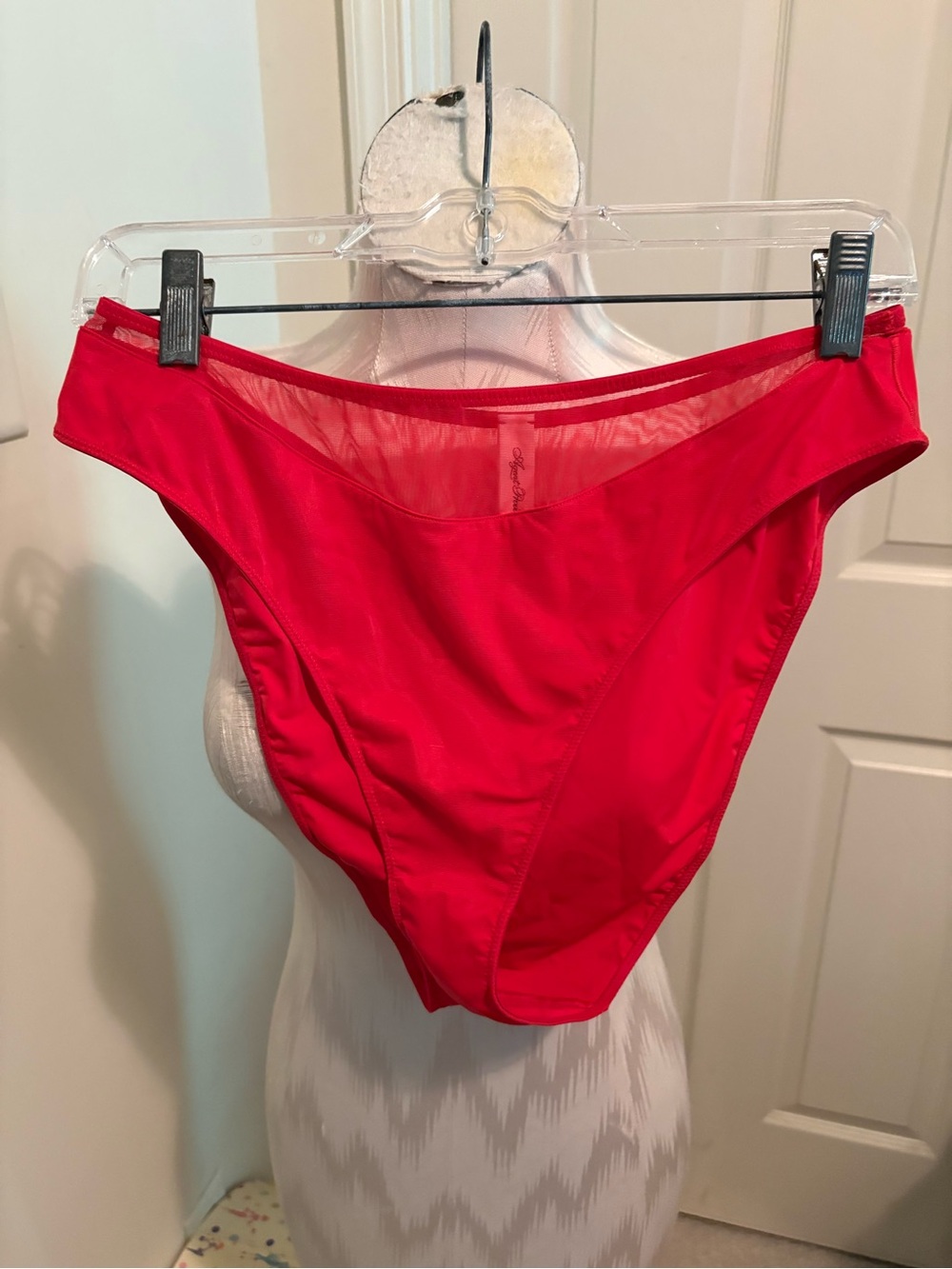 Agent Provocateur nwt Lucky Women's High-Cut Bikini Briefs - Red $80 size L/5